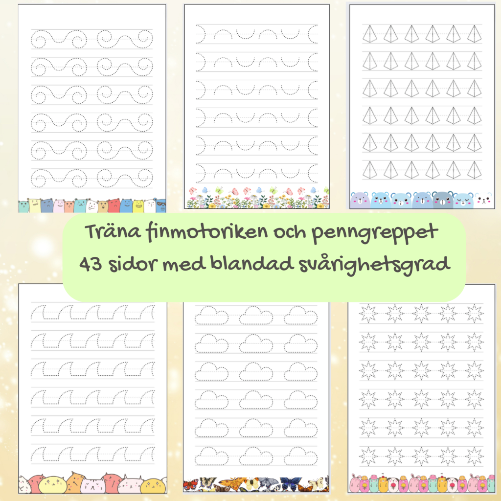 Jag tränar med pennan