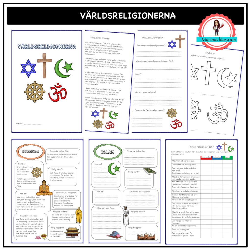 Världsreligionerna åk 4-6