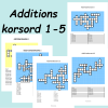 Additionskorsord 1-5