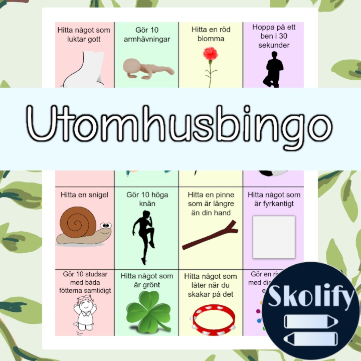 Utomhusbingo: Utforska och Ha Kul Utomhus!