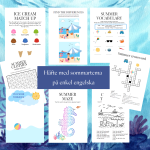 Häfte med sommartema på enkel engelska - bild 1