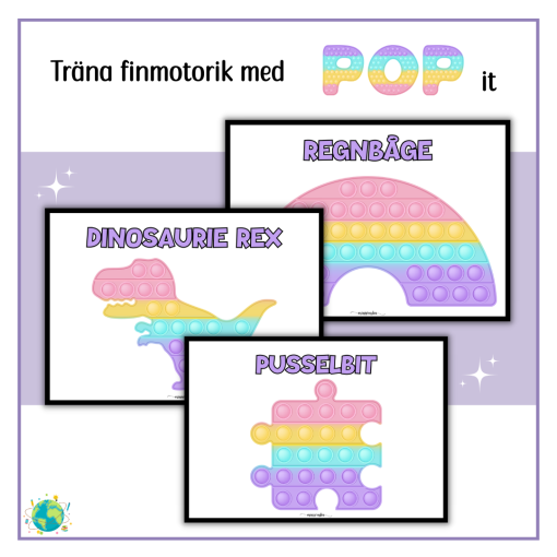 Finmotorik med POP it
