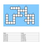 Subtraktionkorsord 1-5 - bild 2