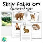 Min faktabok om djuren i skogen - bild 1