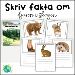 Min faktabok om djuren i skogen