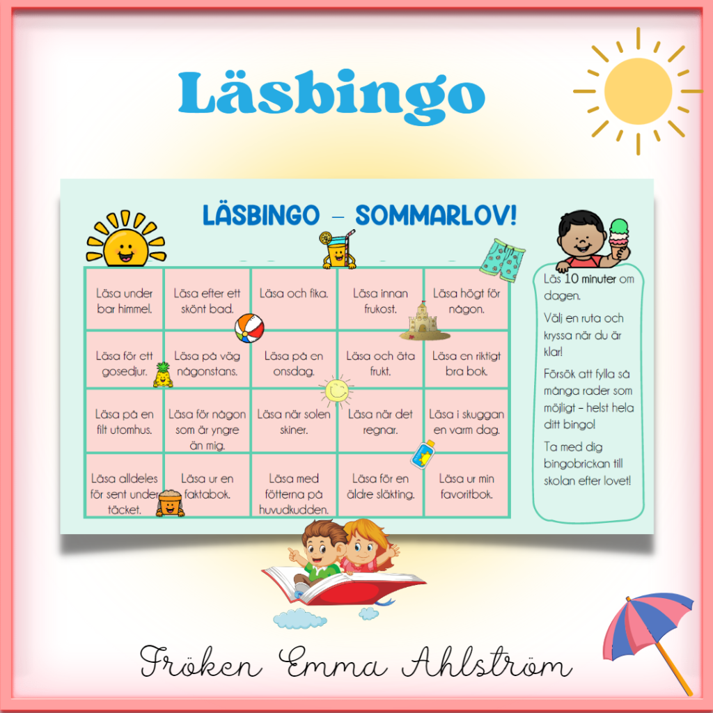 LÄSBINGO – SOMMAR