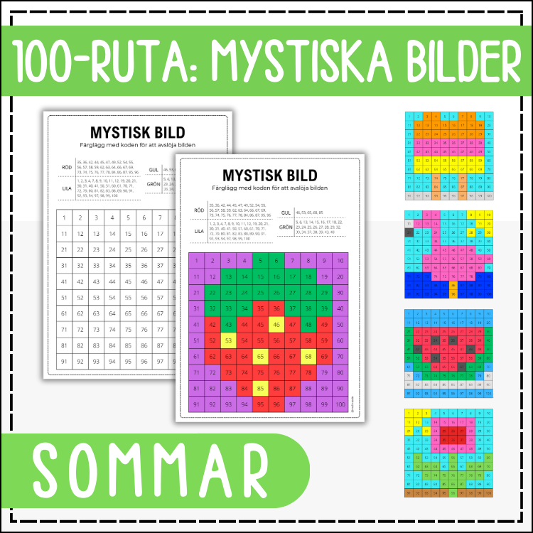 Avslöja mystiska bilder - tema sommar