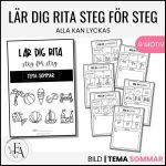 Lär dig rita steg för steg | Tema sommar - bild 1