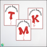 Väggalfabetet – Röd höst - bild 3