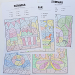 Färglägg med kod – sommar - bild 3