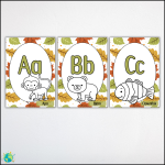 Väggalfabetet – Grön höst - bild 2