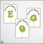 Väggalfabetet – Grön höst - bild 3