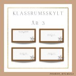 Klassrumsskylt för år 1-3 - bild 3