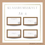 Klassrumsskylt för år 4-6 - bild 1