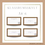 Klassrumsskylt för år 4-6 - bild 3