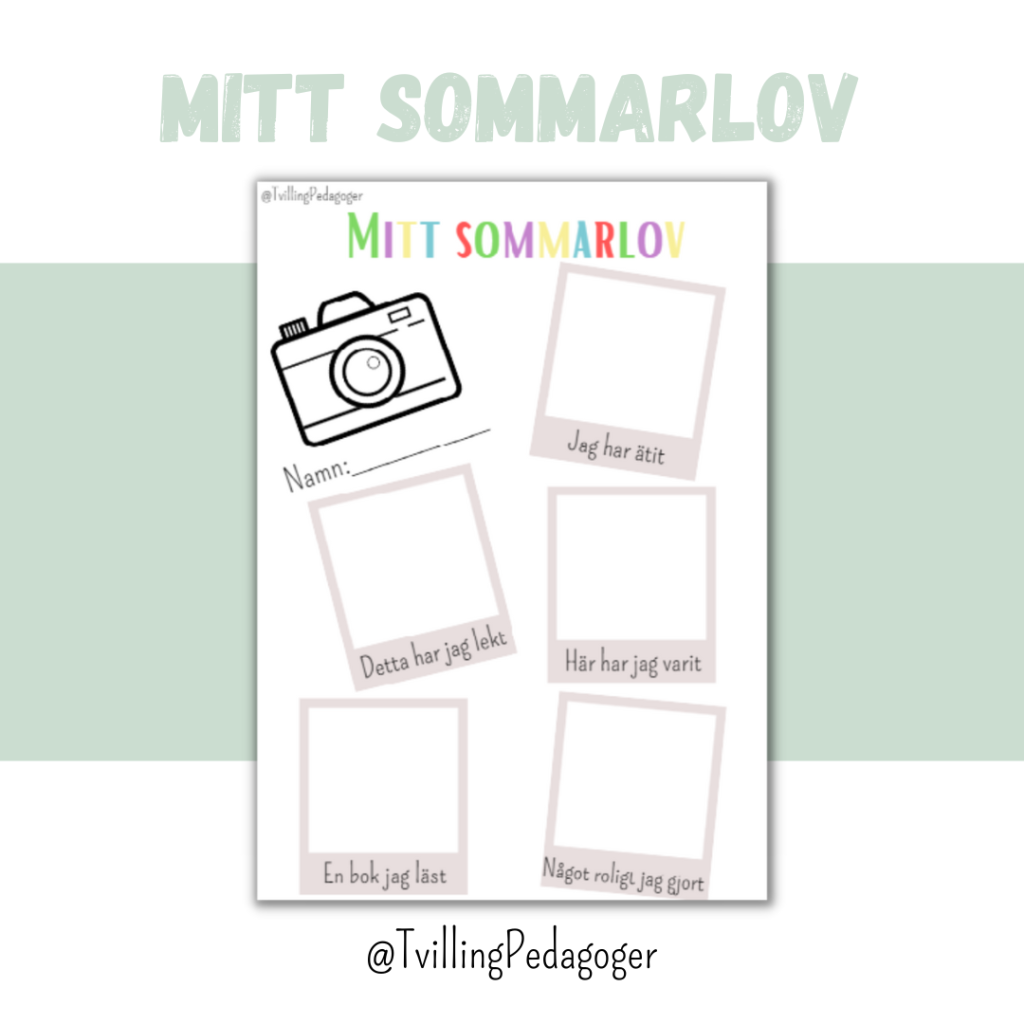 Mitt sommarlov