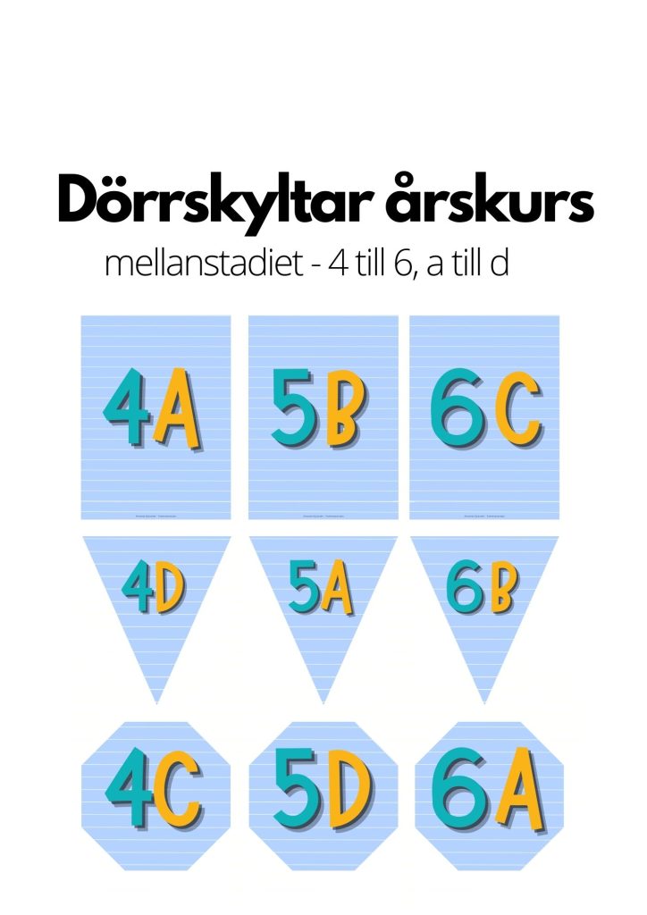Dörrskylt – mellanstadiet – 3 olika designs