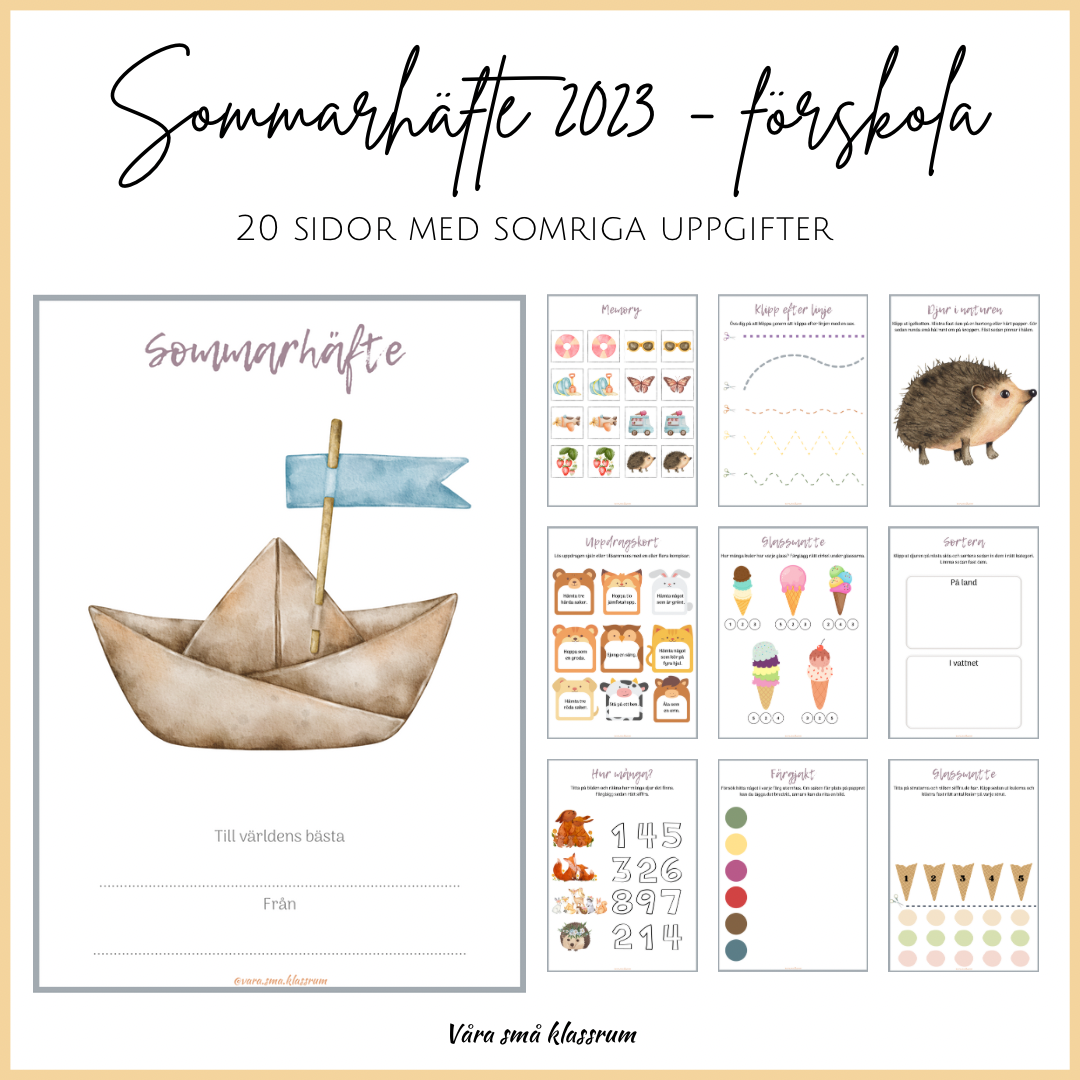 Sommarhäfte 2023 - förskola