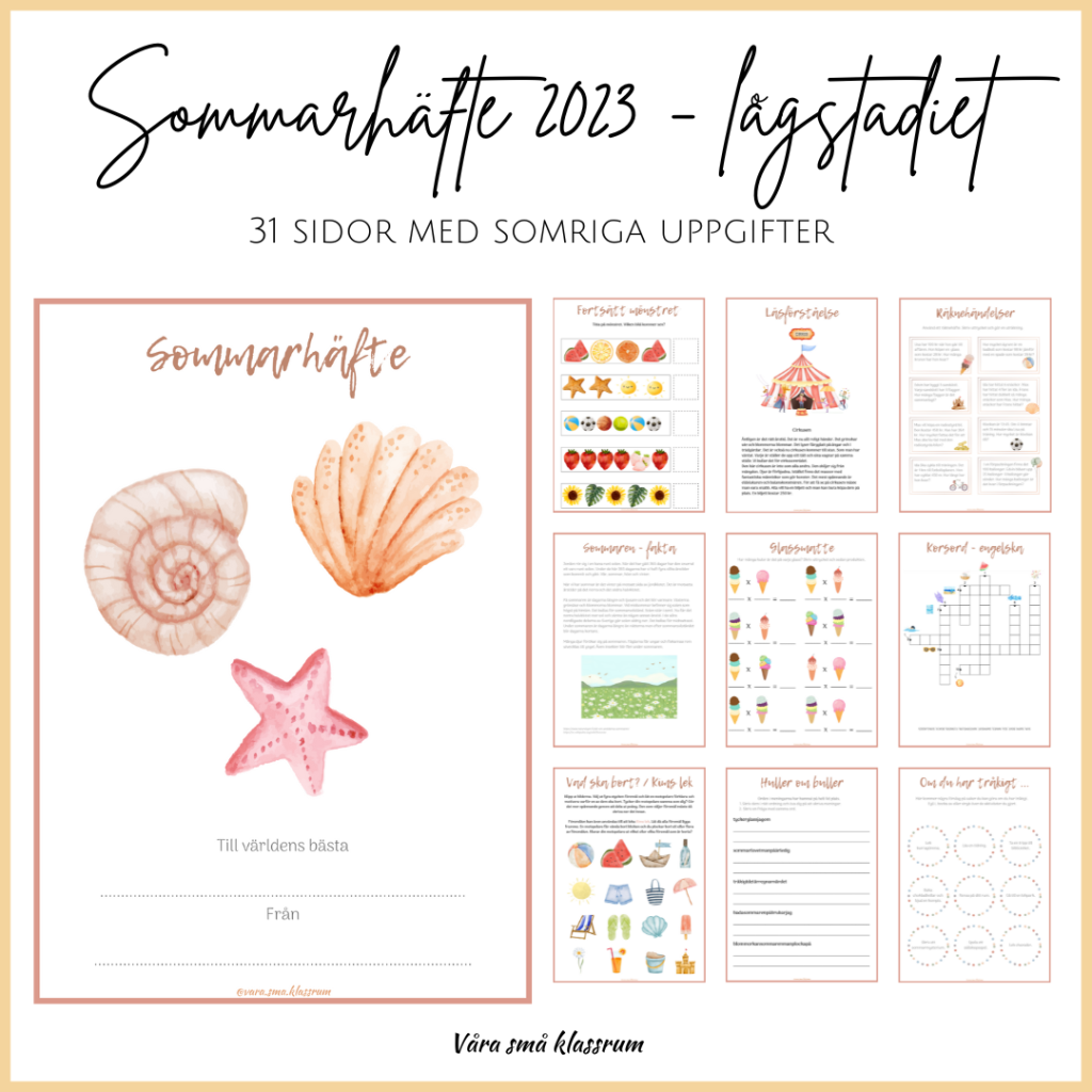 Sommarhäfte 2023 – lågstadiet