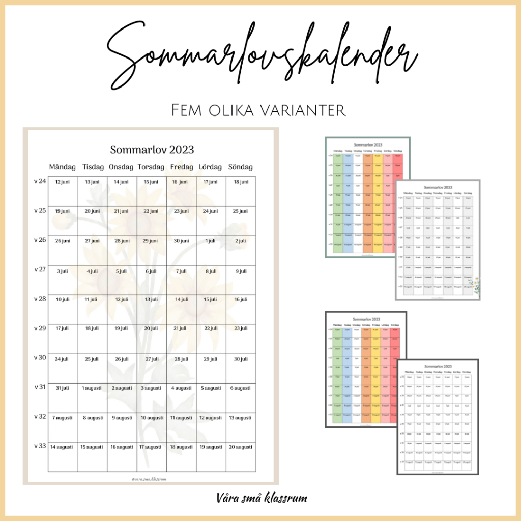 Sommarlovskalender 2023
