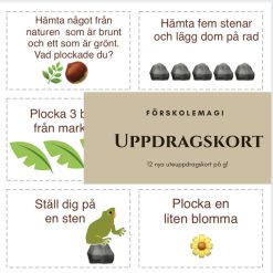 Uteuppdragskort 12 st /kort