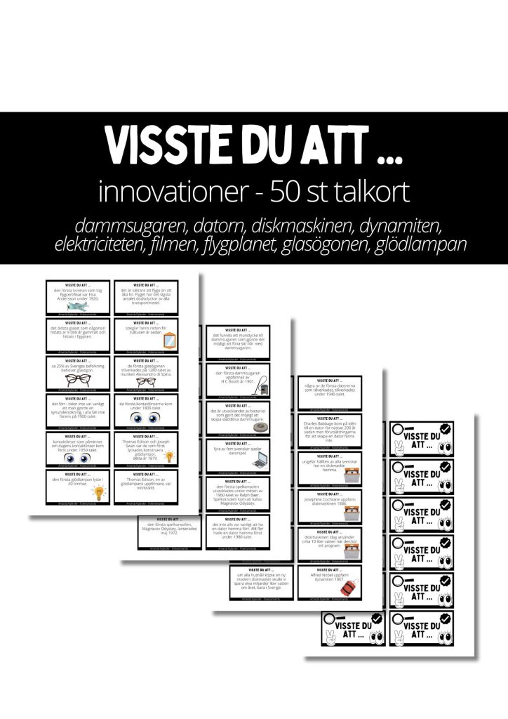 Visste du att … 50 talkort (Innovationer 2)