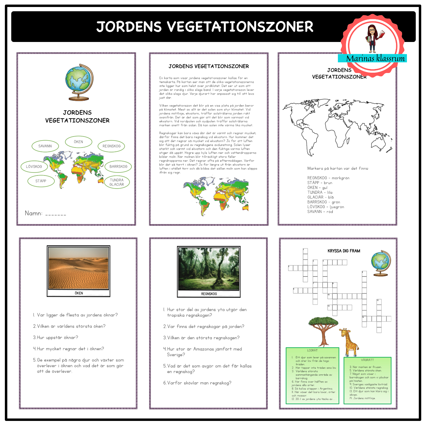 Världens vegetationszoner