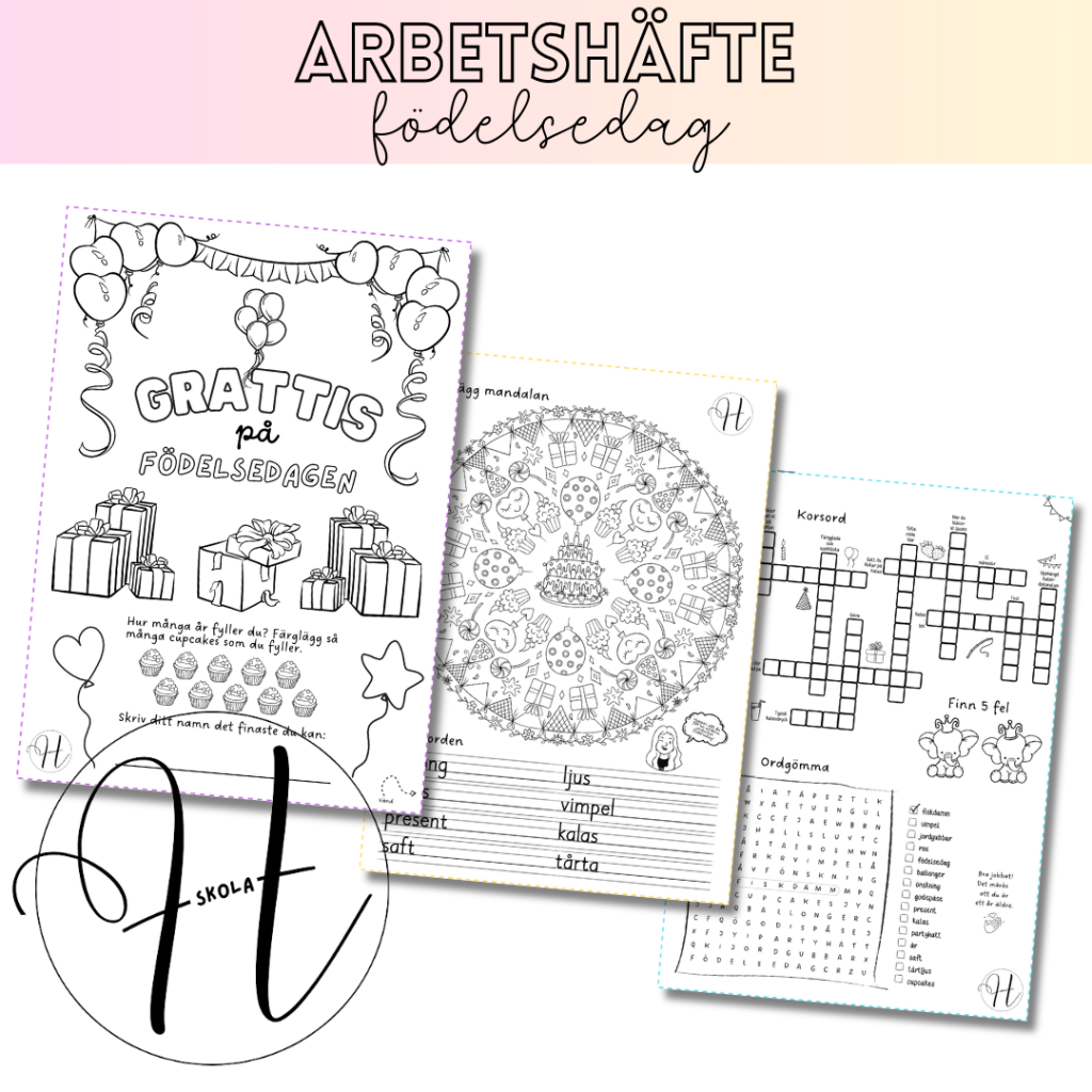 Arbetshäfte födelsedag