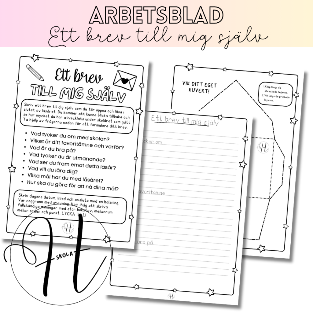 Skolstart: Ett brev till mig själv