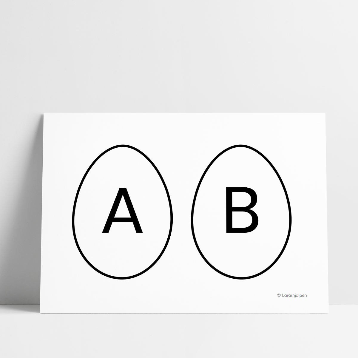 Bokstavsjakt - ägg
