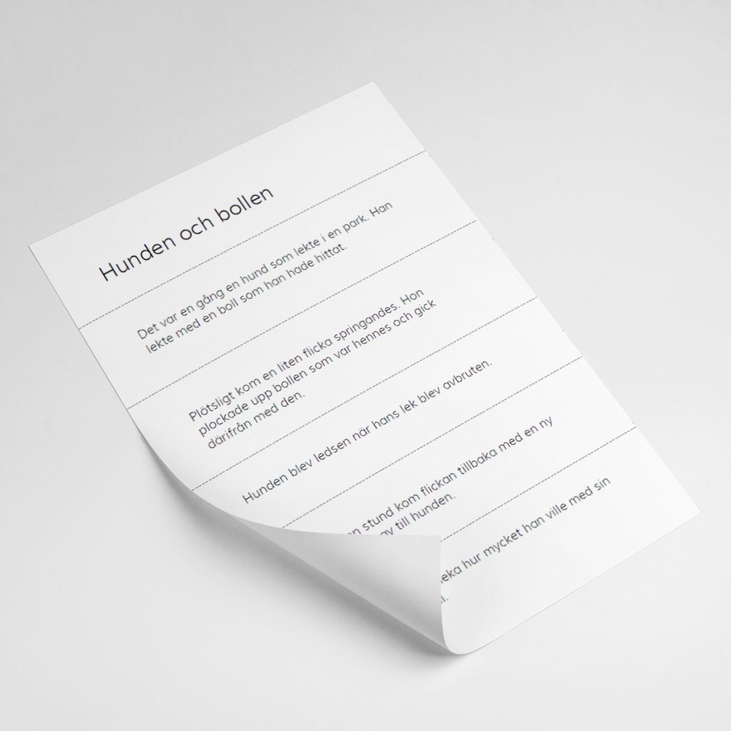 Exempeltext – berättande text