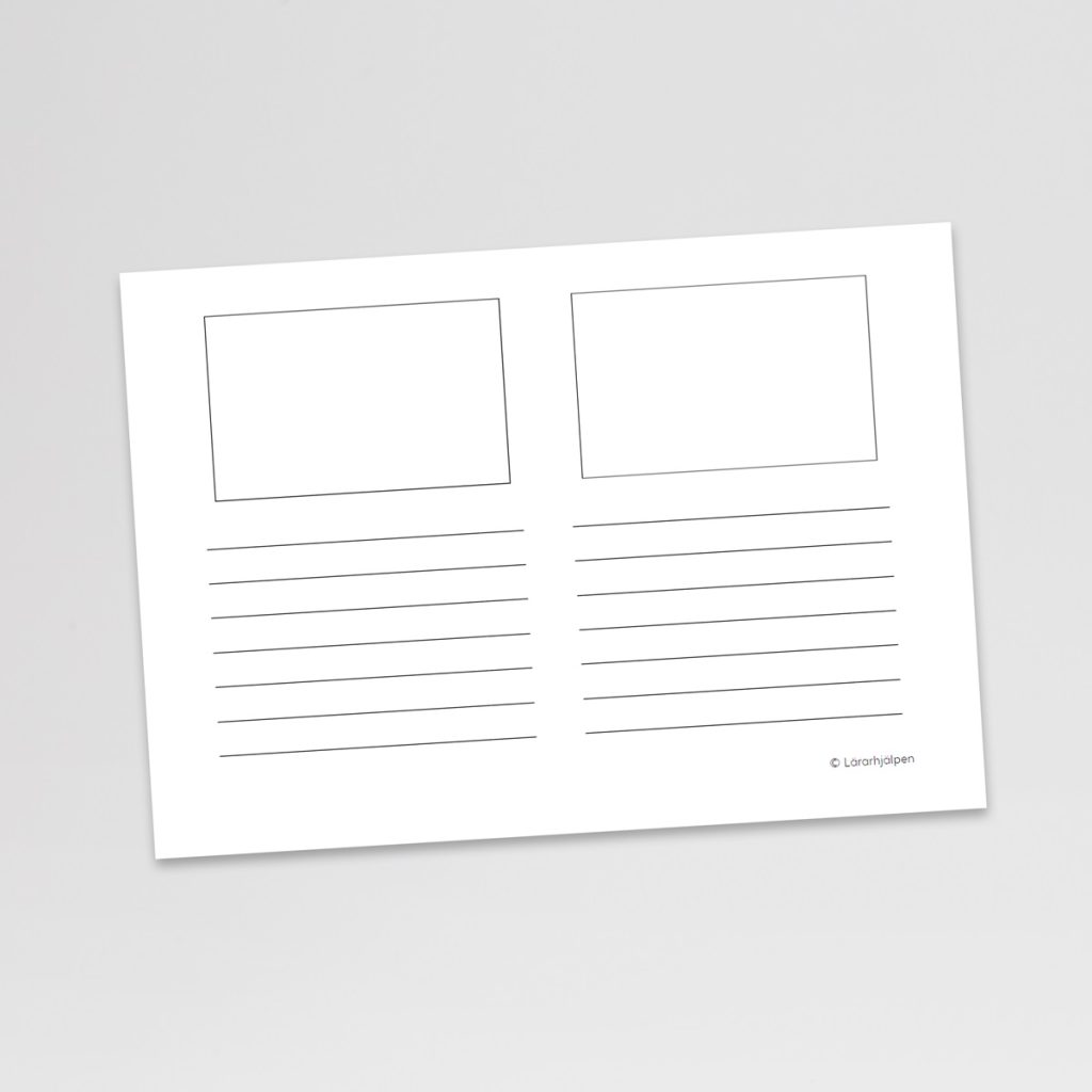 Ruta och rader, 2 kolumner