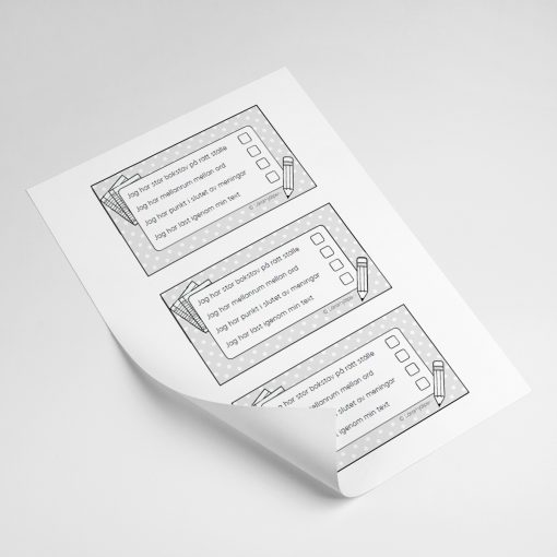 Checklista texter