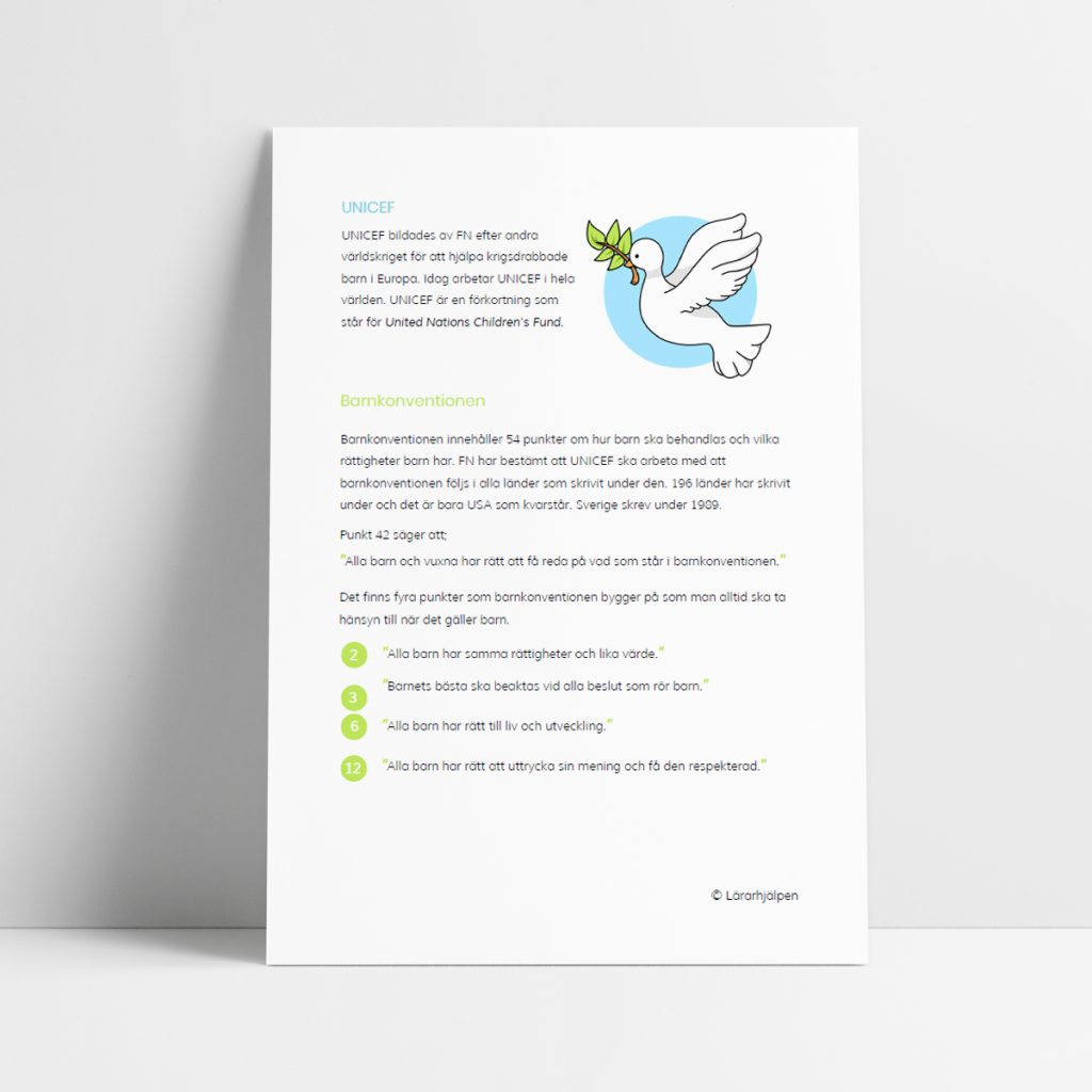 UNICEF och barnkonventionen