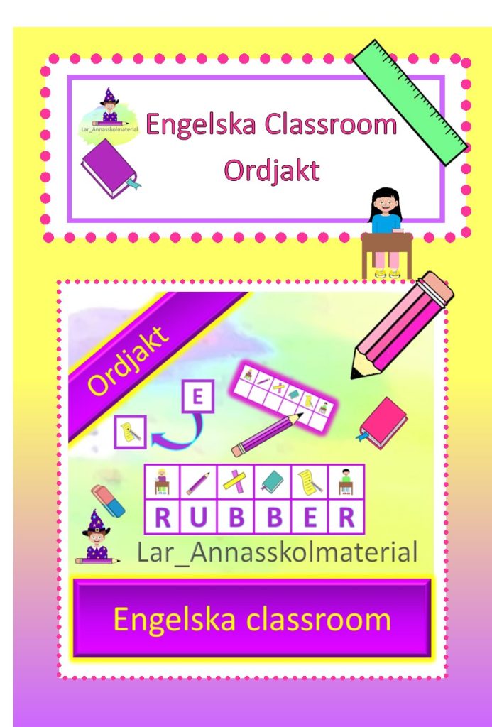 Ordjakt Engelska Classroom