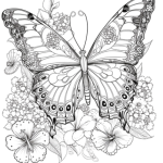 Målarbok fjärilar - bild 5