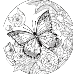 Målarbok fjärilar - bild 9
