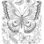 Målarbok fjärilar - bild 11