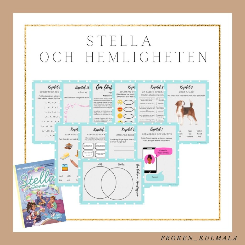 Stella och hemligheten arbetsuppgifter