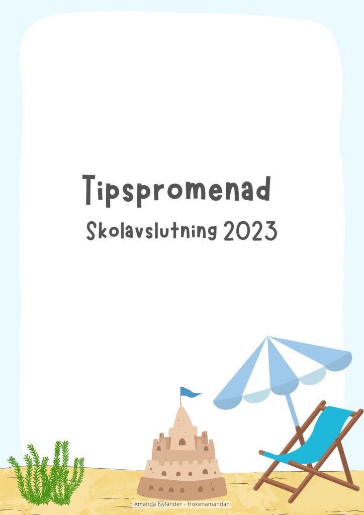 Tipspromenad – 30 frågor – Sommar