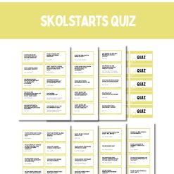 Frågesport - 80 frågor - svensk sommar, skola, företag, författare, geografi, artister etc
