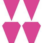 SKOLAVSLUTNIGNSPAKET – Vimpel i fyra olika färger, glad sommar, blommor - bild 2