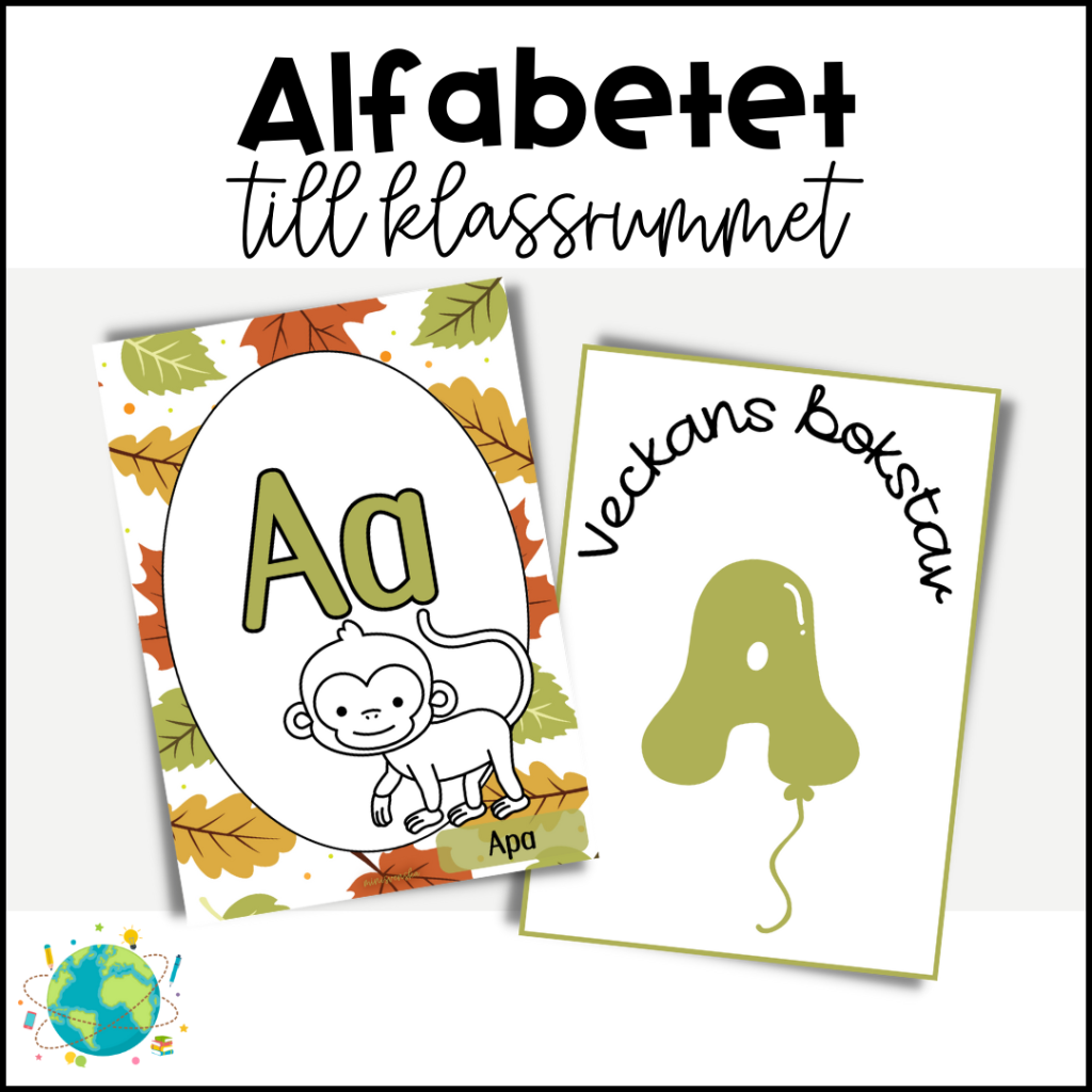 Väggalfabetet – Grön höst