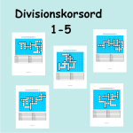 Divisionskorsord 1-5 - bild 1