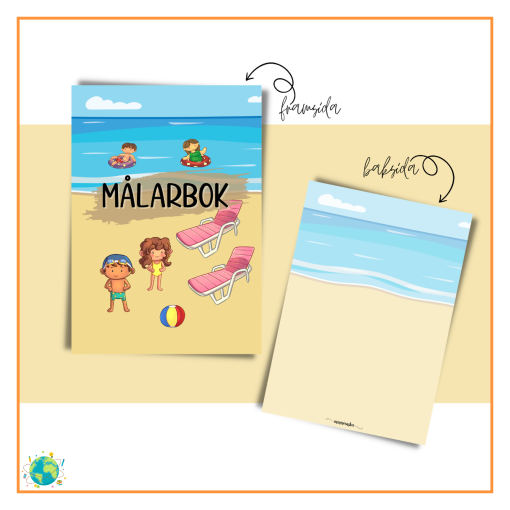 Målarbok - Sommar och Alfabetet
