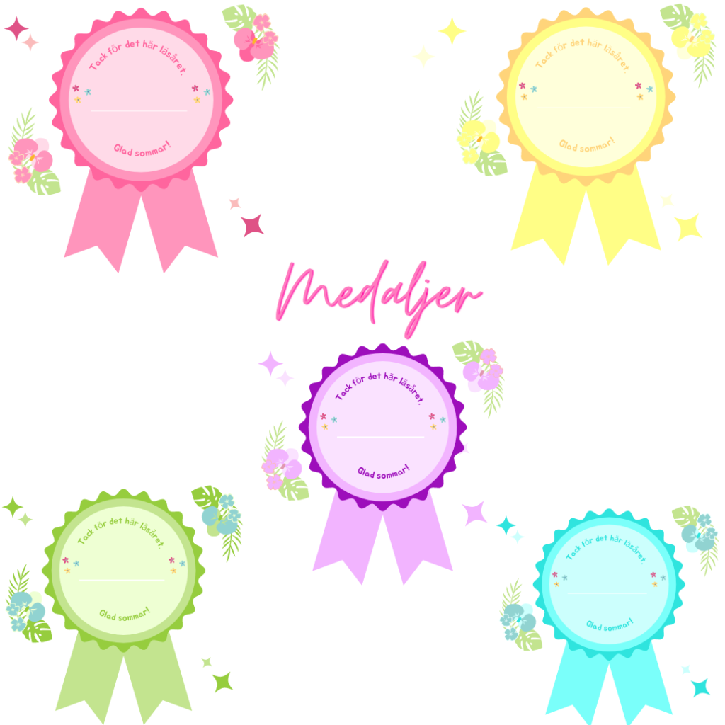 5 medaljer till skolavslutningen (kopia)