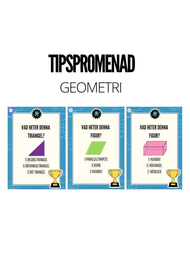 Tipspromenad – Geometri