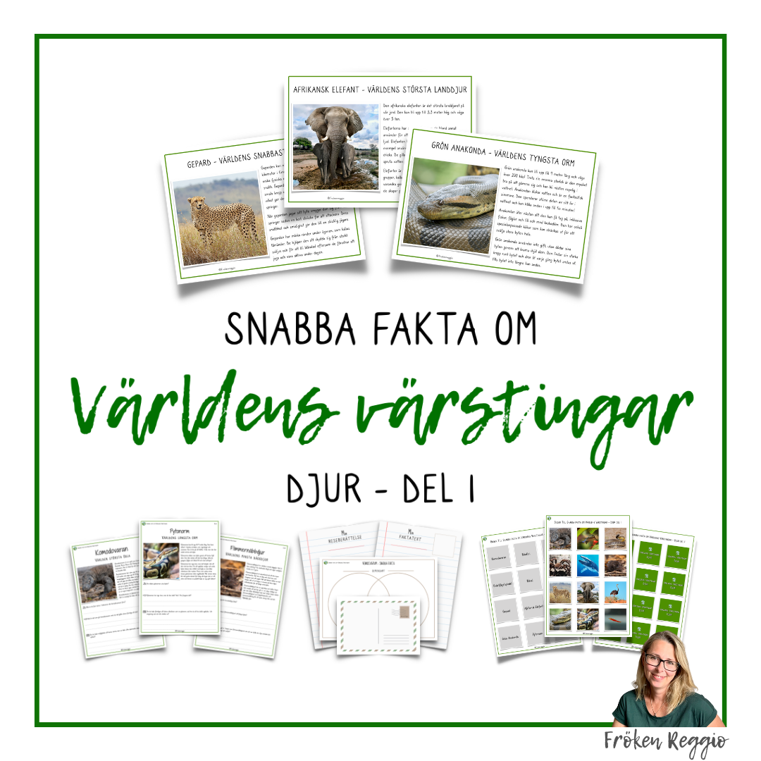 Snabba Fakta om Världens Värstingar - Djur - Del 1