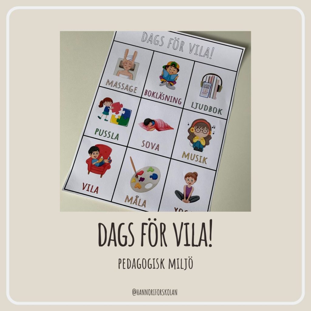 Dags för vila!
