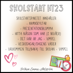 SKOLSTART HT23 - bild 2